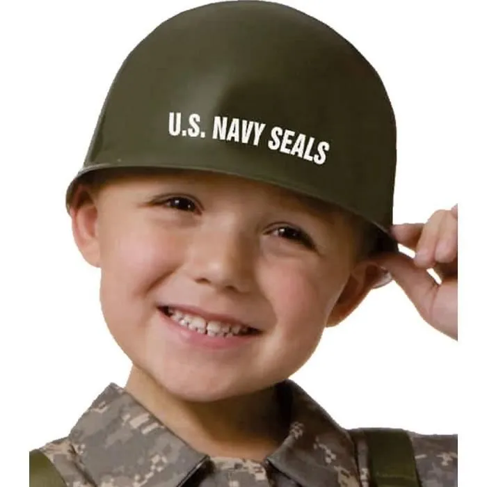 Dress up America Kids Navy Seal Helmet Accessoires de jeu de role pour enfants - 583-0