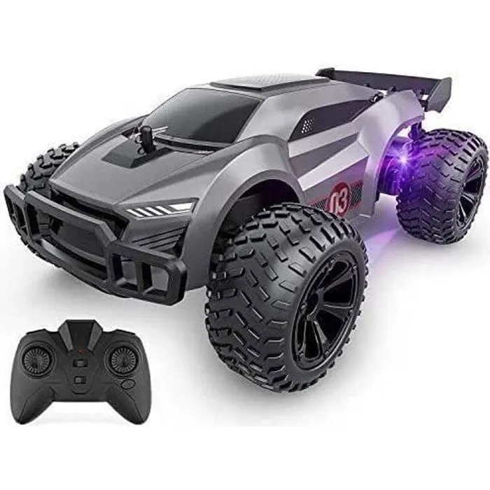 Bebeboutik Voiture de course tout terrain telecommandee sans fil voiture jouet telecommandee pour enfants et adolescents