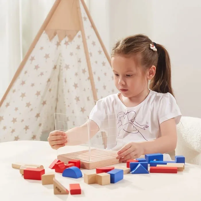 Jeu d'assemblage - jeu de construction - jeu de manipulation Viga - 44659 - Toys - 3D Block Building Game-2