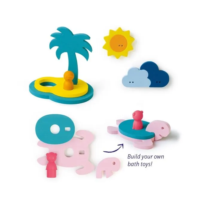 Quut - Puzzle de bain - L'île aux trésors-2