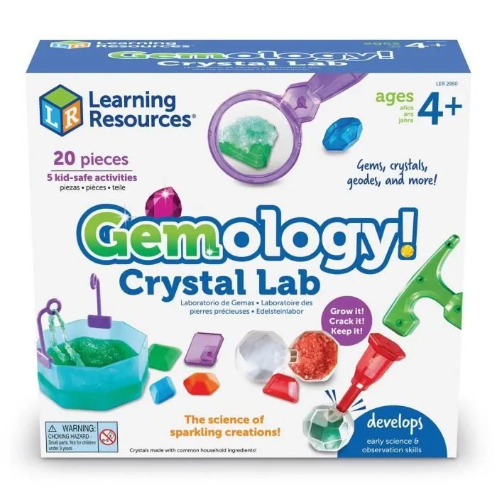Kit scientifique : Gemology! Laboratoire de cristal-0
