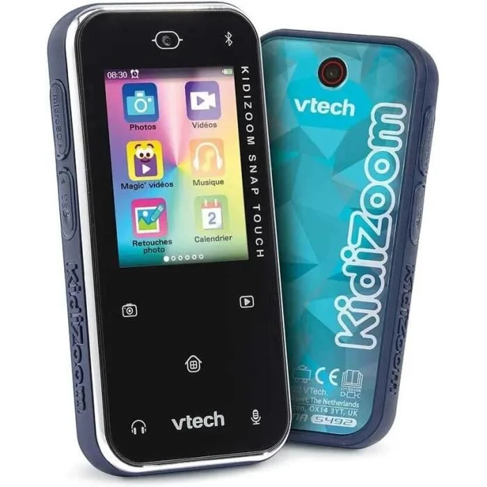 Appareil Photo Enfant - VTECH - Kidizoom Snap Touch Bleu - Double Objectif - 5 MégaPixels-0