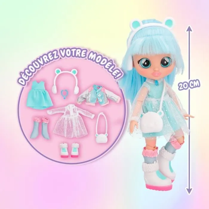 IMC TOYS - Poupée mannequin BFF Kristal - Cry Babies Best Friends Forever - 904323-4