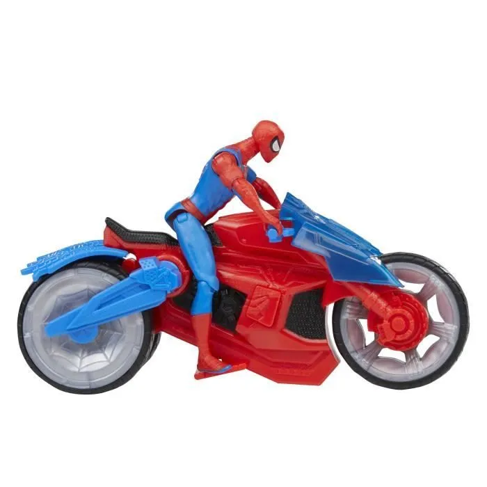 Figurine Spider-Man Arachno-moto lance-toile avec véhicule et projectiles - HASBRO - dès 4 ans-3