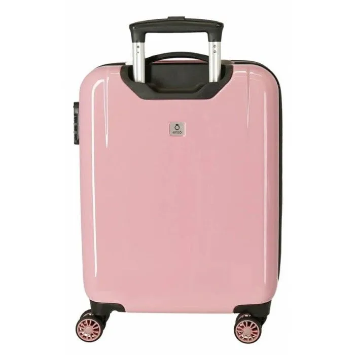 Valise enfant - Enso - Valise cabine fille "Friends Together" - 55 x 38 x 20 cm - Rose-1