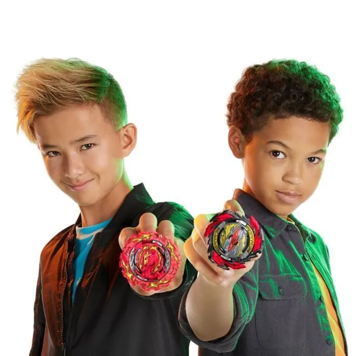 Set de combat Beyblade Burst QuadDrive avec arène Beystadium Interstellar Drop, 2 toupies de compétition-2
