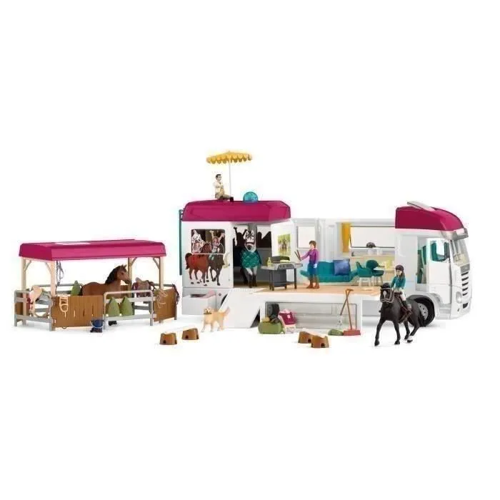 Camping-Car Equestre, schleich 42619 HORSE CLUB - coffret, 227 pièces, dès 5 ans-1