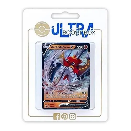 Jeu de cartes - MY-BOOSTER - ARCHEDUC DE HISUI V 83-189 - ULTRABOOST X EPEE ET BOUCLIER 10 ASTRES R-0