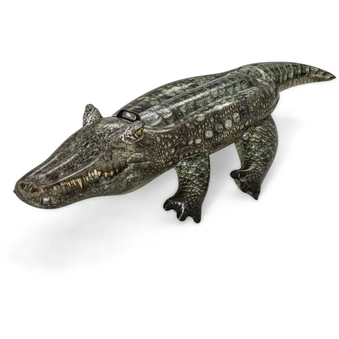 Jouet gonflable - BESTWAY - Crocodile - Vert - PVC - 184x78x38 cm-3