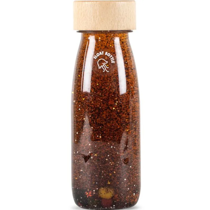 Petit Boum - Bouteille sensorielle Float Brun - COOL KIDS PROJECT-0
