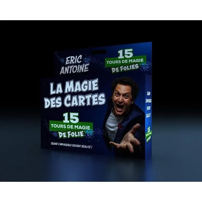 Coffret de magie Eric Antoine E11 Bleu - MEGAGIC - 15 tours de magie - Adulte - Mixte - 20 min-0