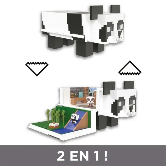 Minecraft-Mini Têtes Modulables-La Maison du Panda-Coffret HLL25-2