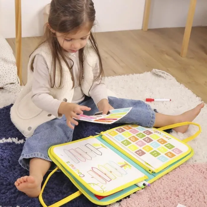 Pochette d'Activitées - Montessori - JADE - Jeu Educatif - Voyage - Sensoriel - Jeu Pour Enfant - Design Français-3