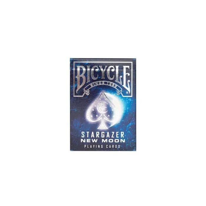 Jeu de cartes - BICYCLE - Creatives Stargazer New Moon - Bleu - 2 joueurs ou plus - Jeu de carte-0