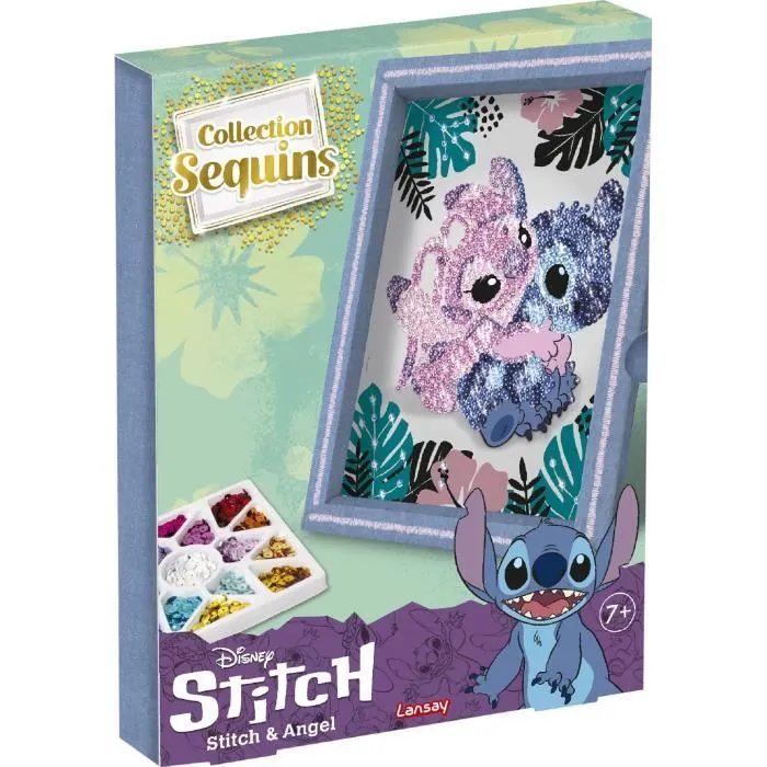 Jeu de création - LANSAY - Collection sequins - STITCH & ANGEL - Dès 7 ans-0