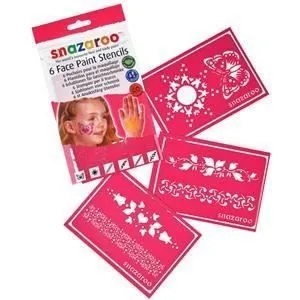 Pochoirs pour filles - SNAZAROO - Rose - Intérieur - Enfant-0