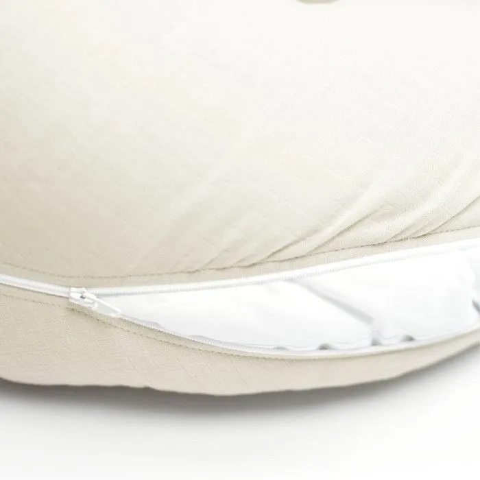 Housse pour coussin de maternité et d'allaitement en gaze de coton-4