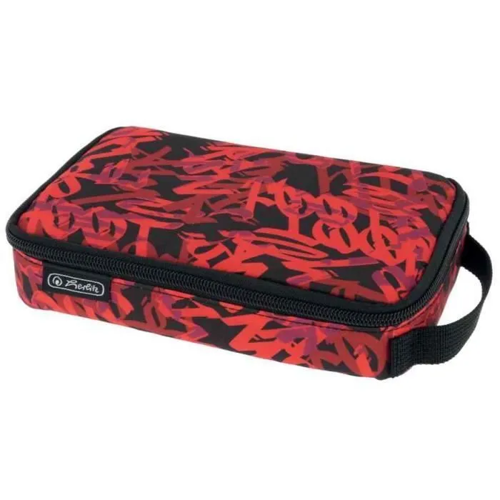 Trousse - HERLITZ - 2Go Graffiti - Polyester - Zippée - Mixte-0