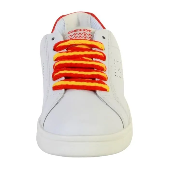 Basket Geox Djrock B - Blanc/Rouge-1