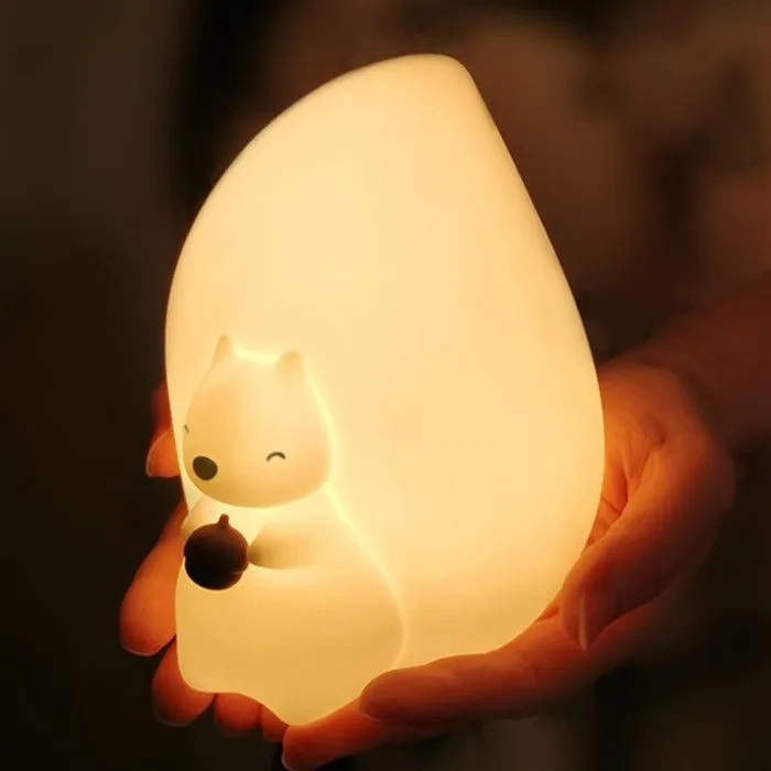 Veilleuse lumineuse avec télécommande Écureuil-1