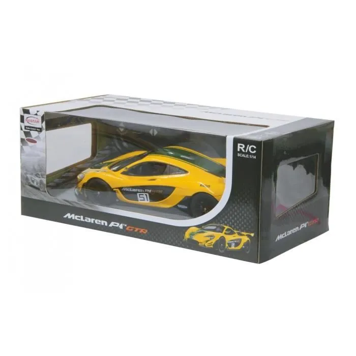 Voiture télécommandée - RASTAR - McLaren P1 GTR - Jaune - Intérieur détaillé - Echelle 1:14-3