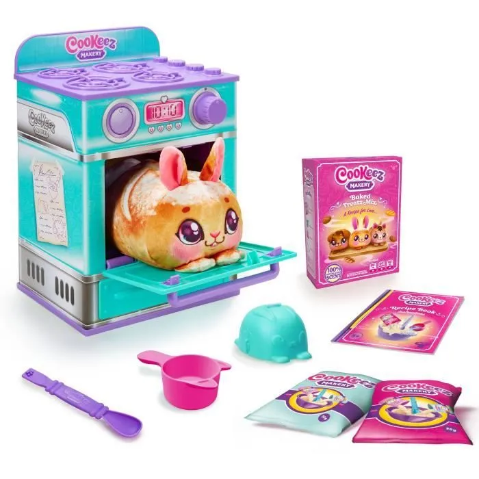 Fabrique à Pâtisserie Bleue - MOOSE TOYS - COOKEEZ MAKERY - Four interactif, peluche parfumée et accessoires-5