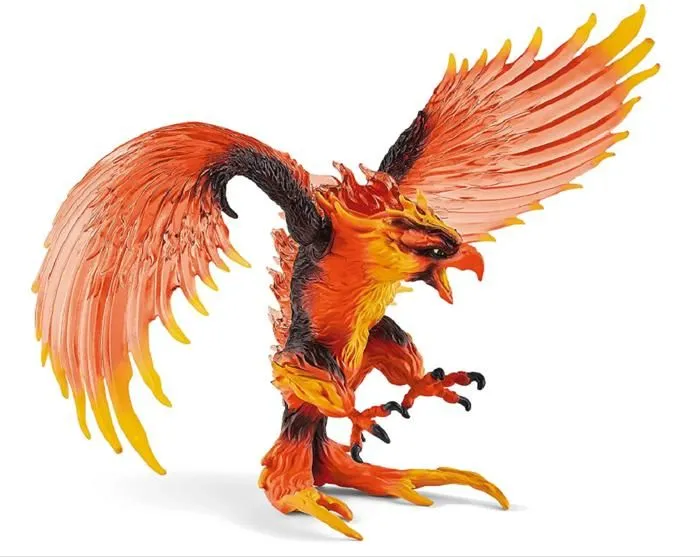 Figurine Aigle de Feu, aux ailes mobiles et détails réalistes, Cadeau pour enfants, Dès 4 ans, Schleich 42511 ELDRADOR-1