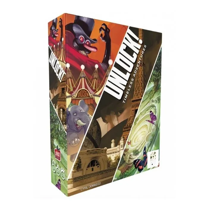 Asmodée - Space Cowboys - Unlock! : Timeless Adventures - Unbox Now - Jeu de société - À partir de 10 ans - 1 à 6 joueurs - 60 min-4