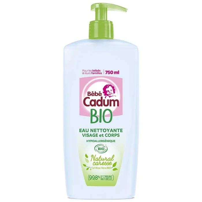 Cadum Bébé Eau Nettoyante Bio 750ml-0
