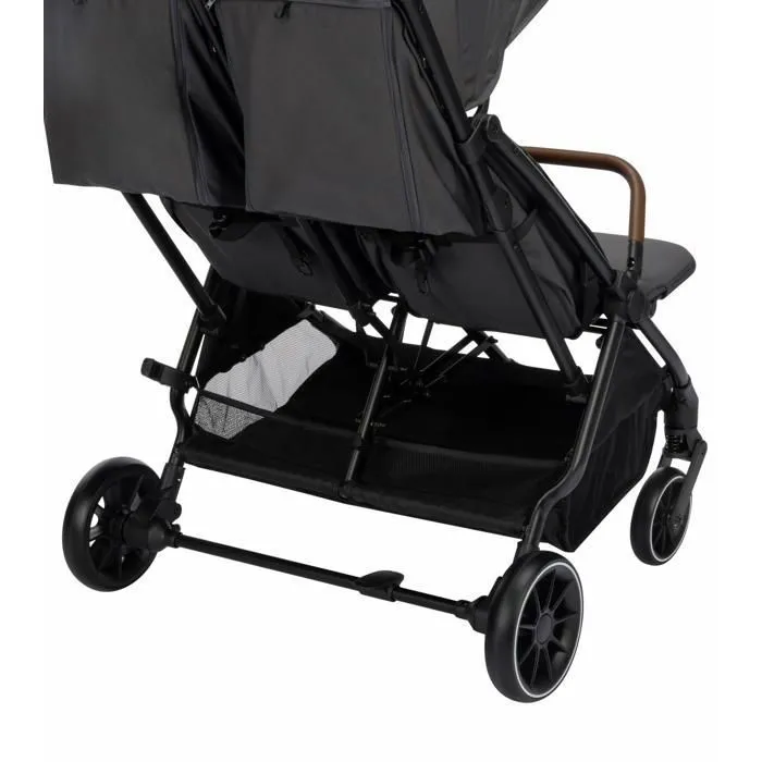 BEBECONFORT Poussette double Mane, jumeaux ou enfants d'âge rapprochés, de la naissance à 22kg, Mineral Graphite-4