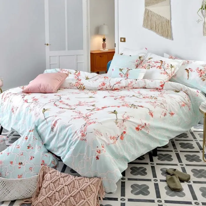 Housse de couette Sakura 220x220 cm (Lit 135/140)-0