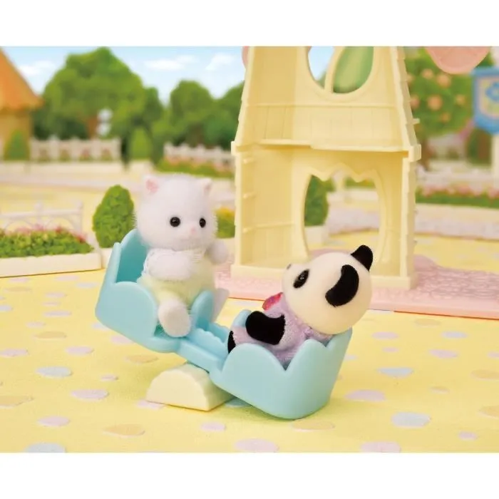 Figurines miniatures - SYLVANIAN FAMILIES - Le moulin des bébés - Intérieur - Rose - 3 ans-5