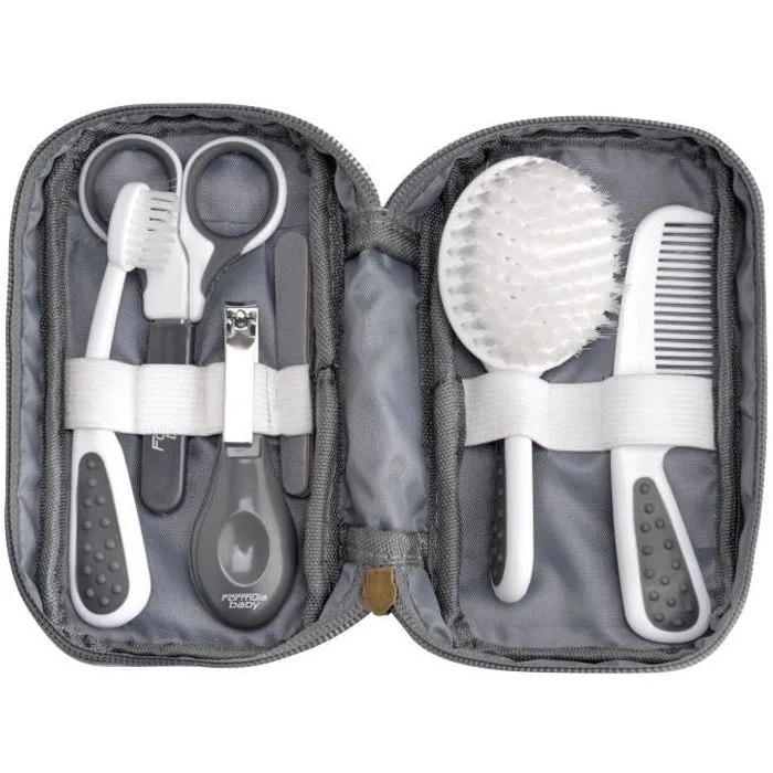 FORMULA BABY Kit de soin bébé 6 pièces gris-0