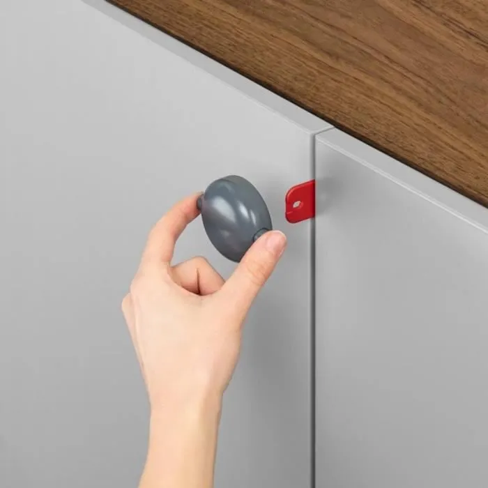 Bloque placard pour porte double Gris anthracite-2