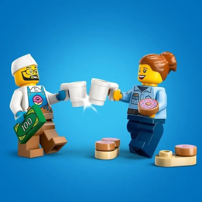 LEGO City 60452 Le food-truck de donuts - Jouet de construction pour garçon dès 5 ans-3