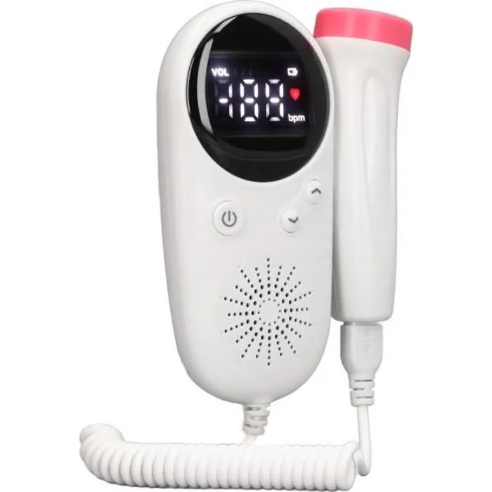 Moniteur De Rythme Cardiaque De Bébé Moniteur De Rythme Cardiaque Fœtal Sonde Professionnelle À Haute Sensibilité 123647-0