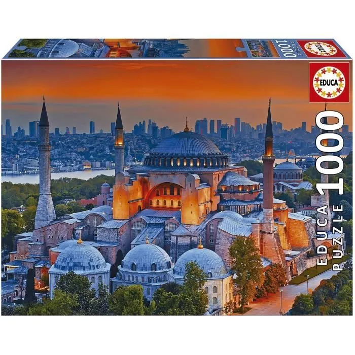Puzzle MOSQUÉE BLEUE, ISTANBUL - 1000 pièces - EDUCA - Architecture et monument-0