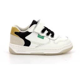 KICKERS Baskets basses Kickelsey Blanc Fille-1