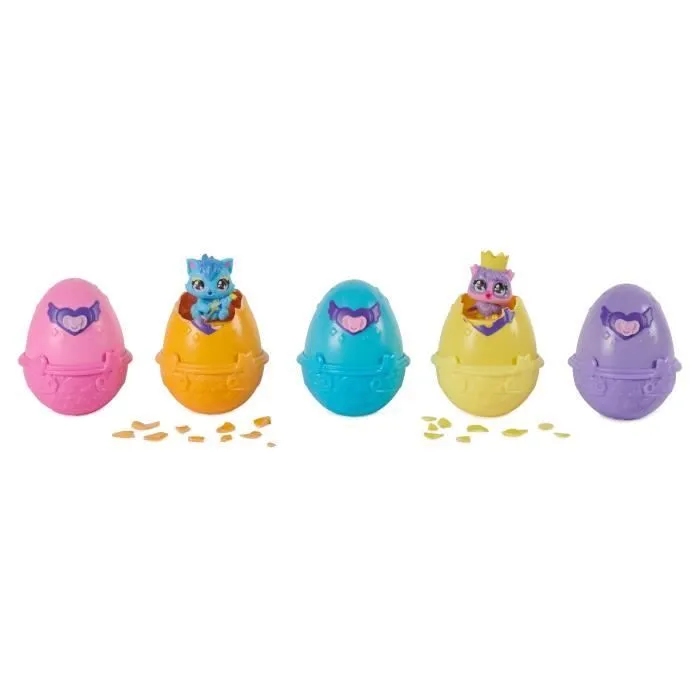 Hatchimals - Boîte 5 œufs avec 5 Hatchimals + Accessoires-2