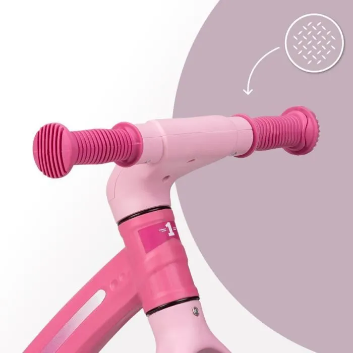 Bebeboutik Velo Bebe Draisienne MoMi MIZO Sans pedales 12 roues Style sportif Rose