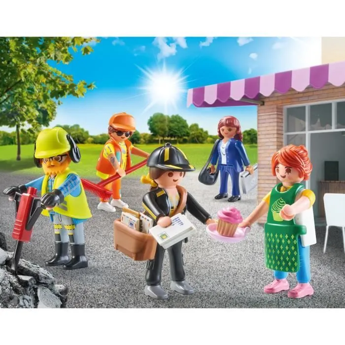 PLAYMOBIL - My Figures : Métiers - City Life - 5 ans - 58 pièces-1