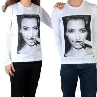 Tee Shirt Little Eleven paris Kim LS Mixte - Blanc-0