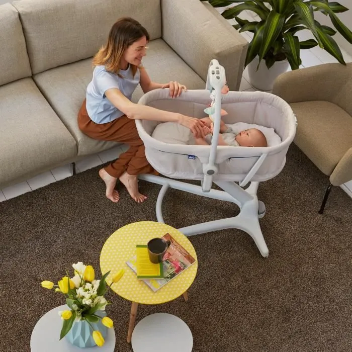 CHICCO Transat berceau 4 en 1 - Baby Hug - Glacial-1