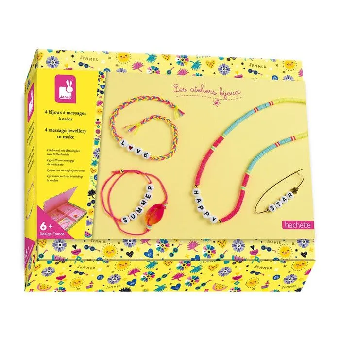 Kit Créatif - 4 Bijoux À Messages À Créer-0