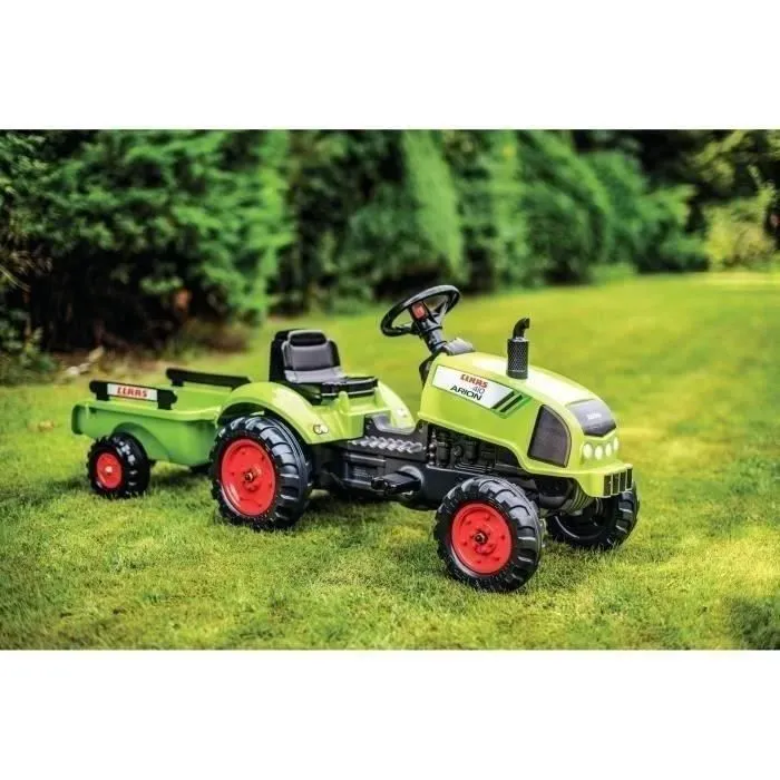 Tracteur avec remorque et capot ouvrant - FALK - Class - Dès 2 ans - 100% Fabriqué en France - 75% de plastique recyclé-6