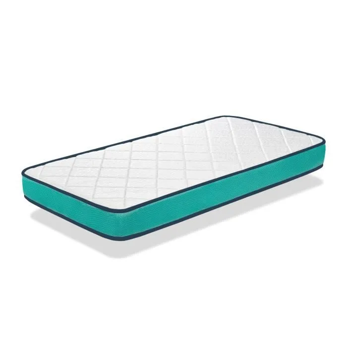 Matelas Bébé DANTE 67X137 Epaisseur 10 CM - Noyau mousse perforée et Anti Bactérien-0