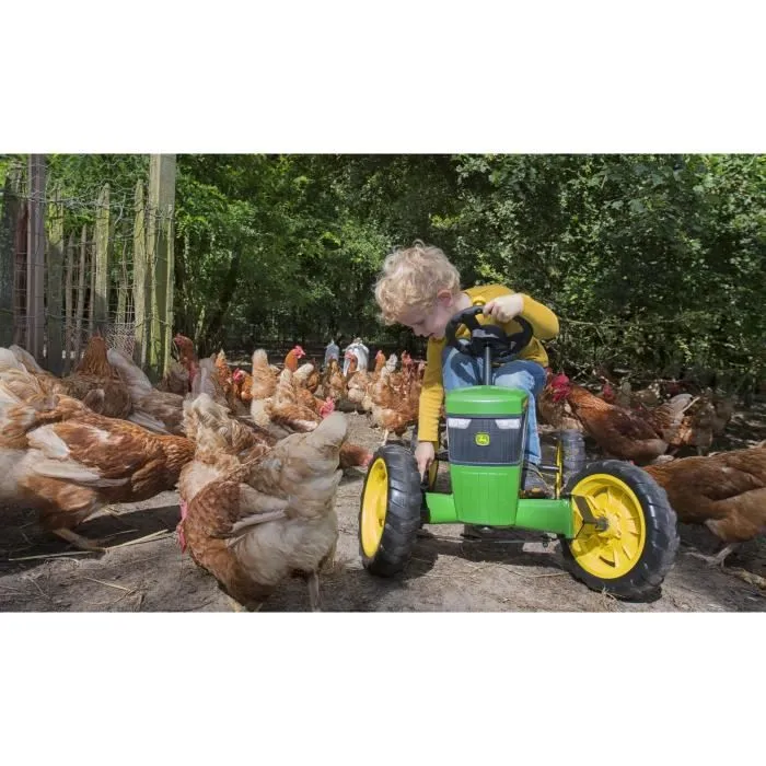 Kart à pédales BERG Buzzy John Deere - Jaune/Orange - Pour Enfant de 2 à 5 ans-3