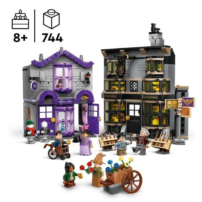 LEGO® Harry Potter 76439 Ollivander et Madame Guipure, prêt-à-porter pour mages et sorciers-1
