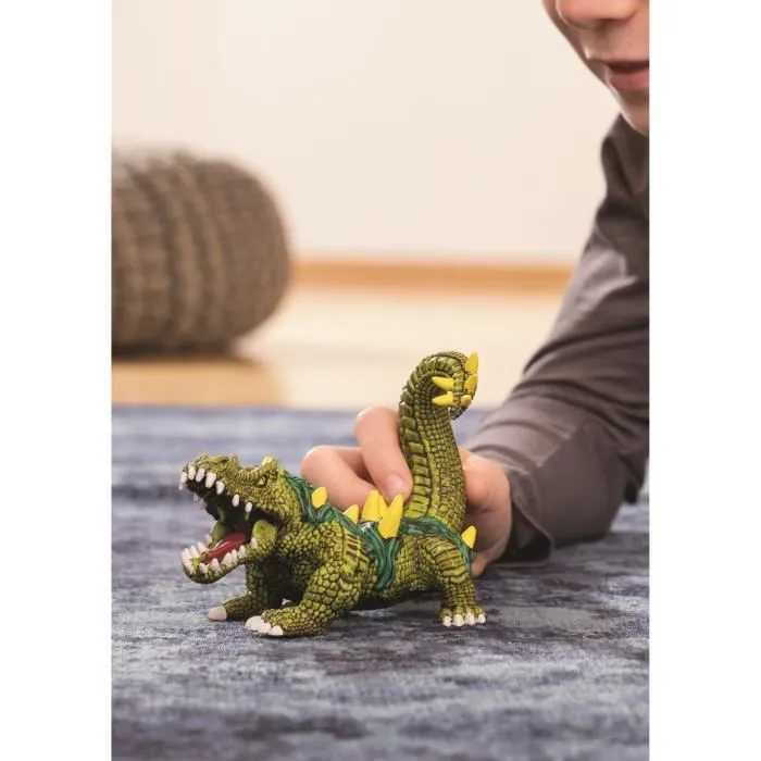 Figurine Monstre des Marais - Jouet Crocodile Ultra-réaliste et Durable aux Écailles Vertes et Dents Féroces Cadeau pour garçons-2