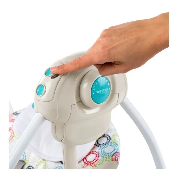 Balancelle Compacte Petite Jungle™ - BRIGHT STARTS - Maintien de vitesse - Mélodies apaisantes-3